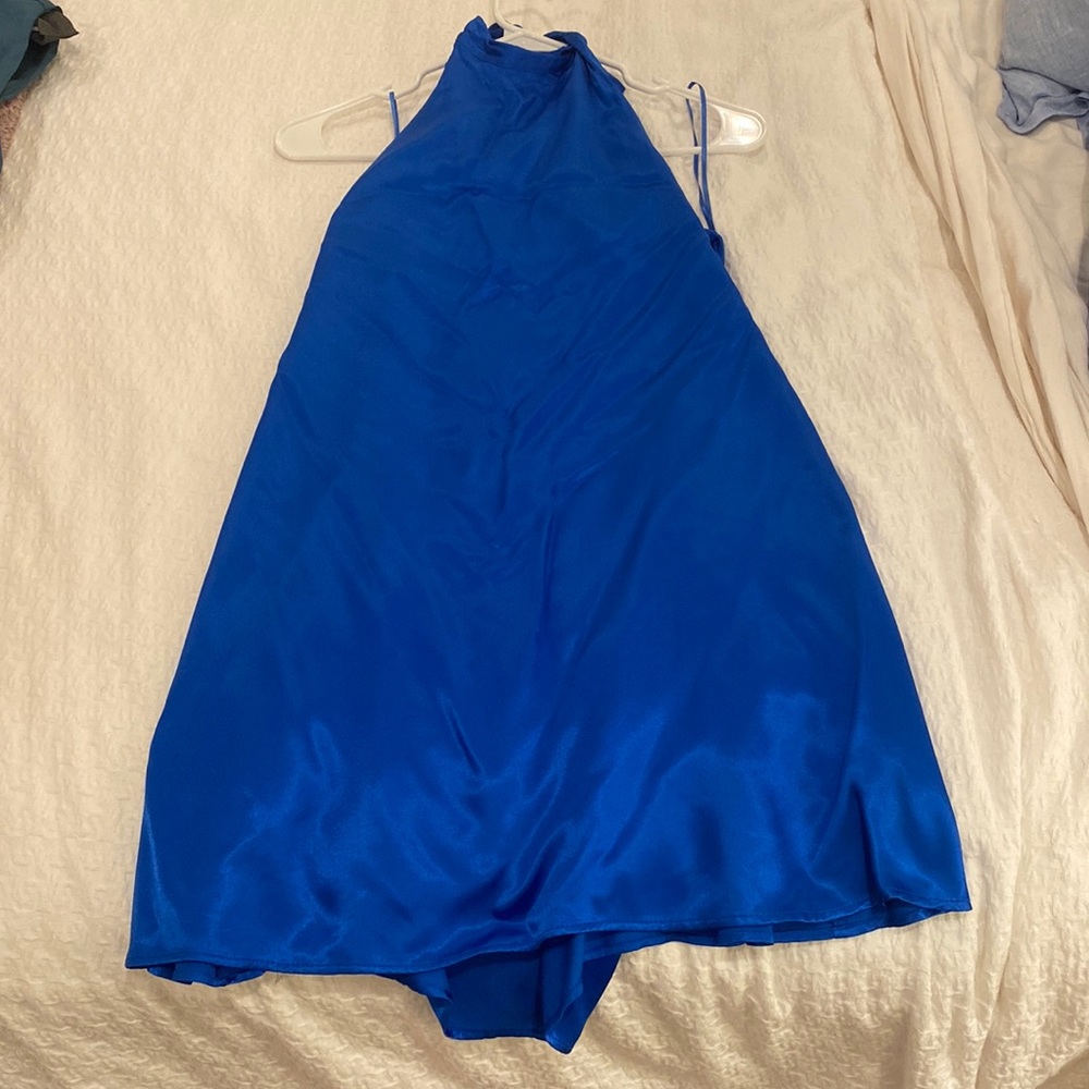 Zara halter mini dress